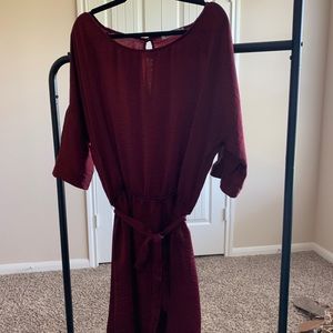 JustFab crimson dress